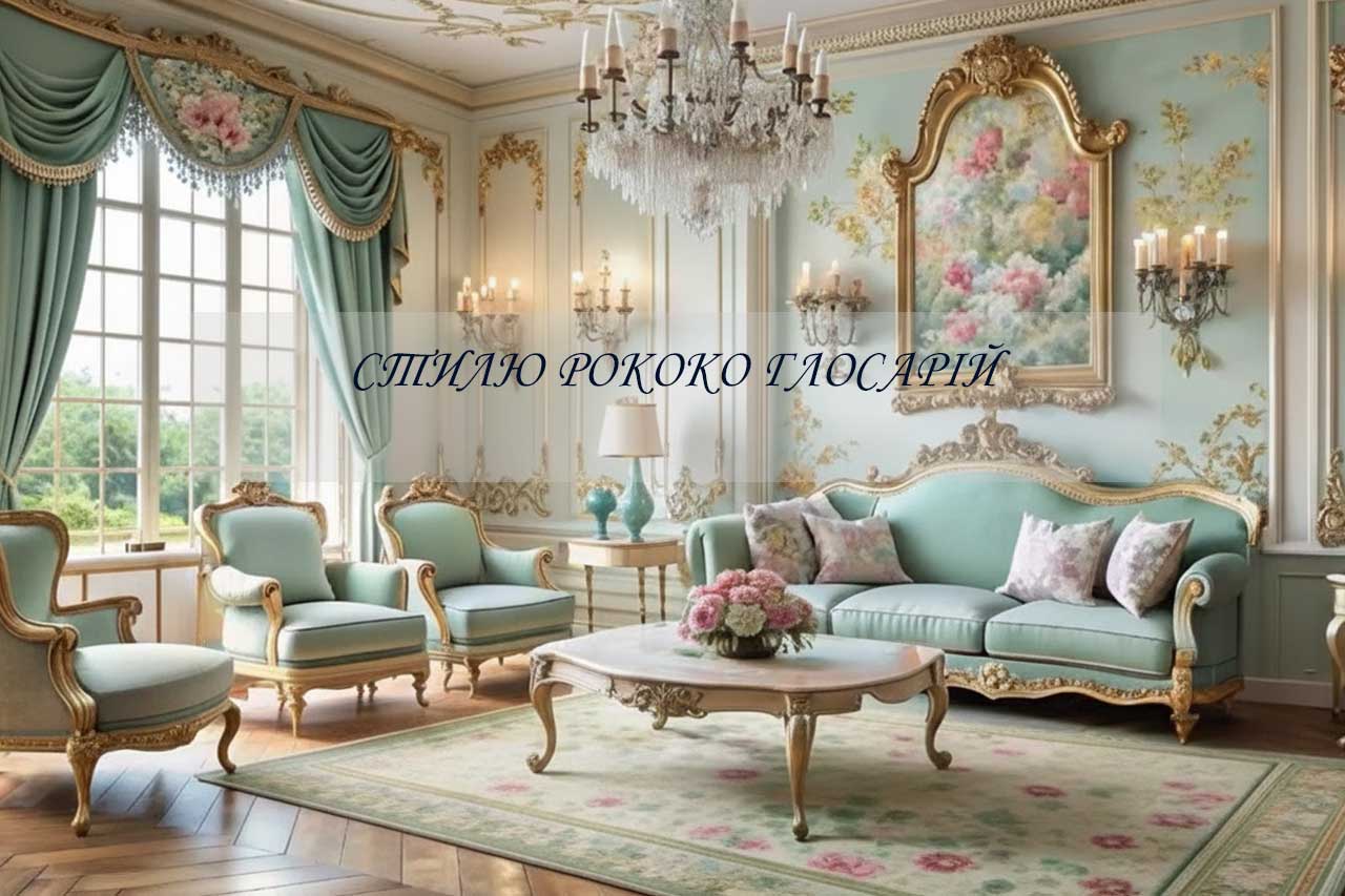 Глосарій ключових меблевих елементів стилю Рококо (Rococo)