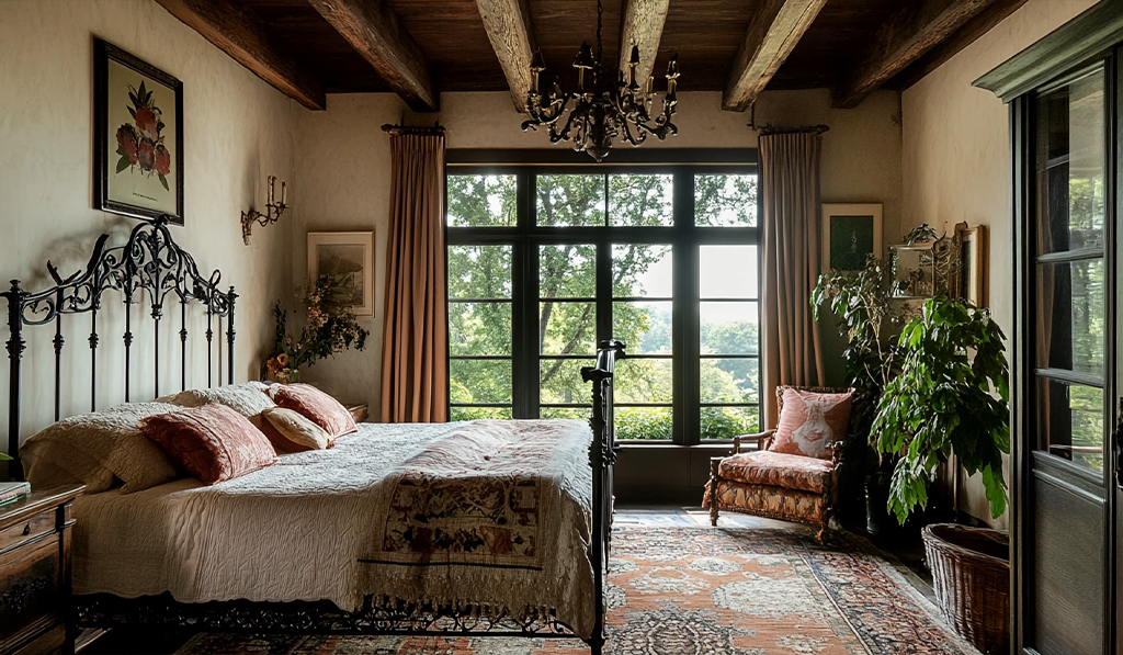 Ковані металеві елементи в стилі тюдор 