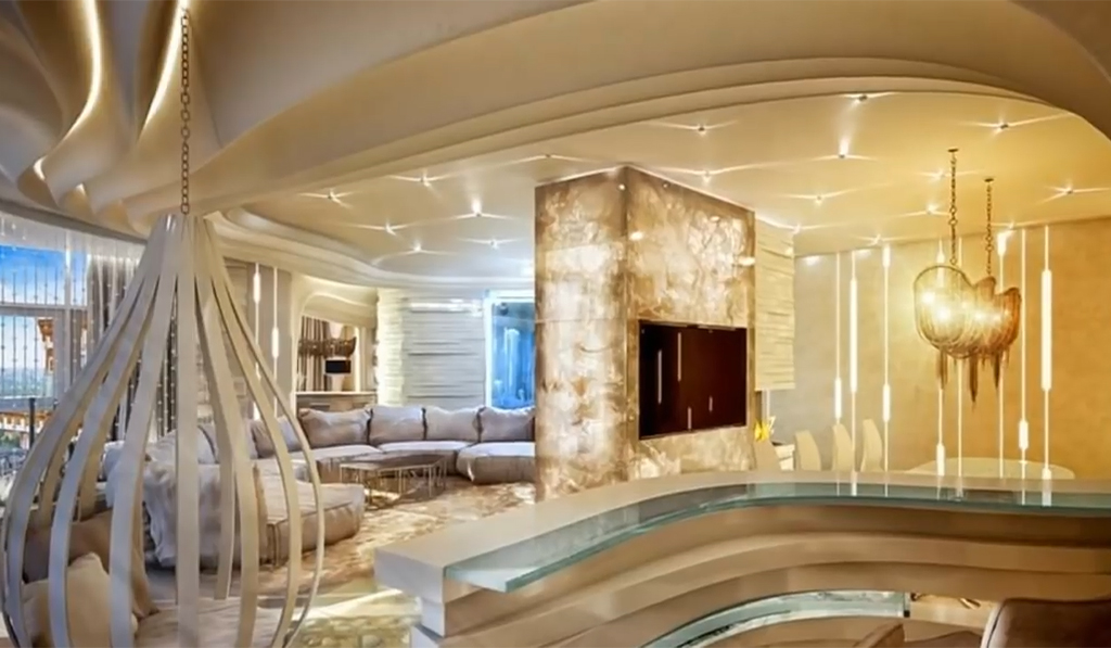 LED-підсвітка в стилі футуризм 