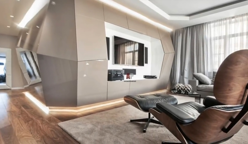 Мінімалістична ергономіка в стилі футуризм 