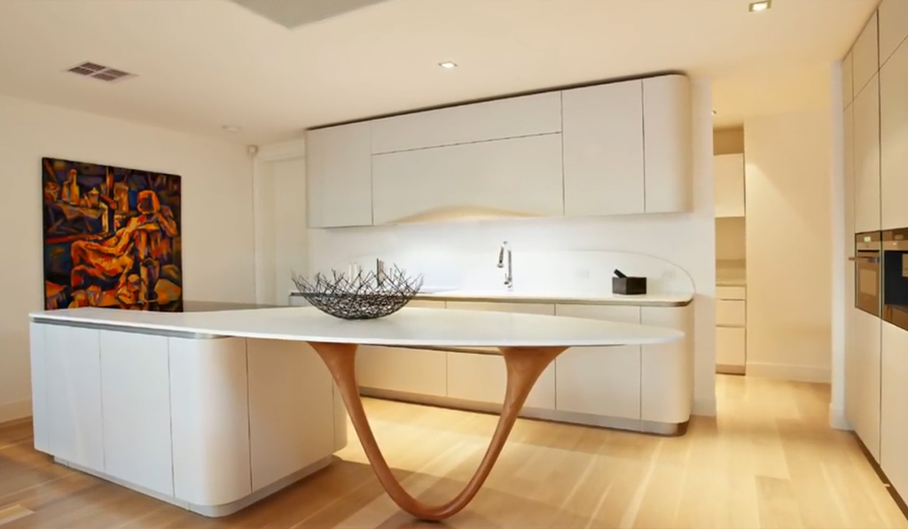 Плавні органічні форми в стилі футуризм 