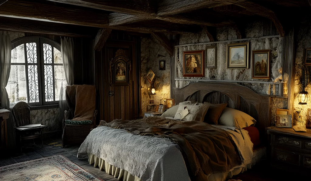 Точені балясини в стилі тюдор 