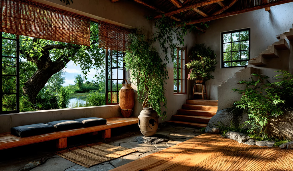 Цубо‑ніва у японському стилі