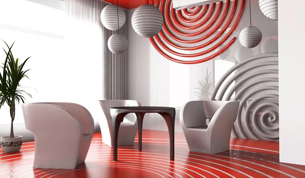 Композиція контрастів в стилі хай-тек 